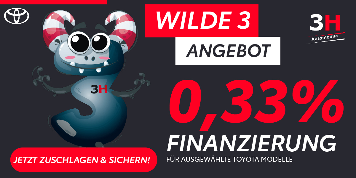 0,33 Prozent Finanzierung Kampagnenmotiv